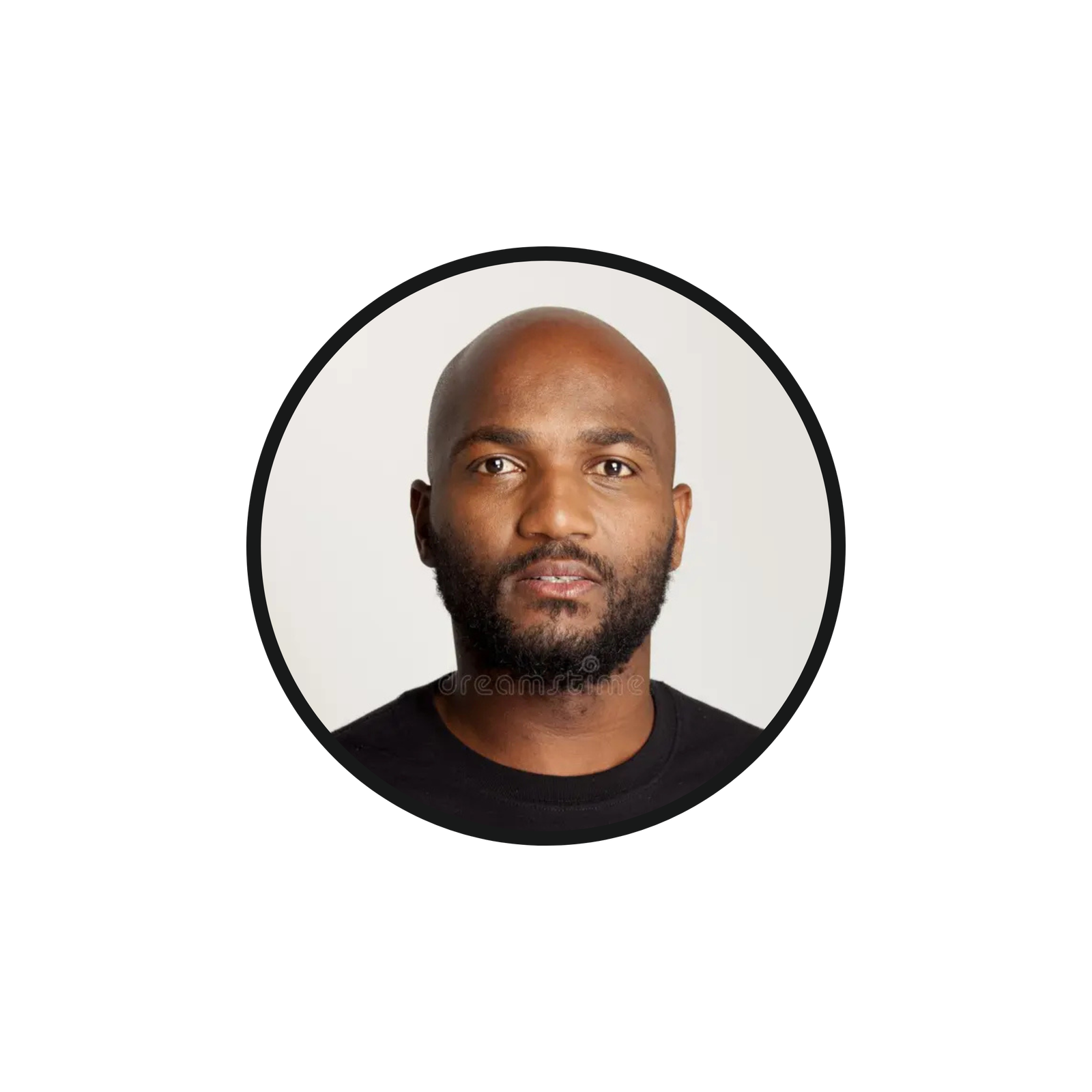 black and white modern linkedln profile picture